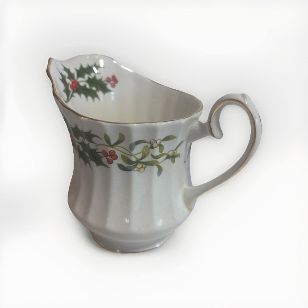 Royal Sutherland Bone China Creamer Holly Leaf Creamer Made In England